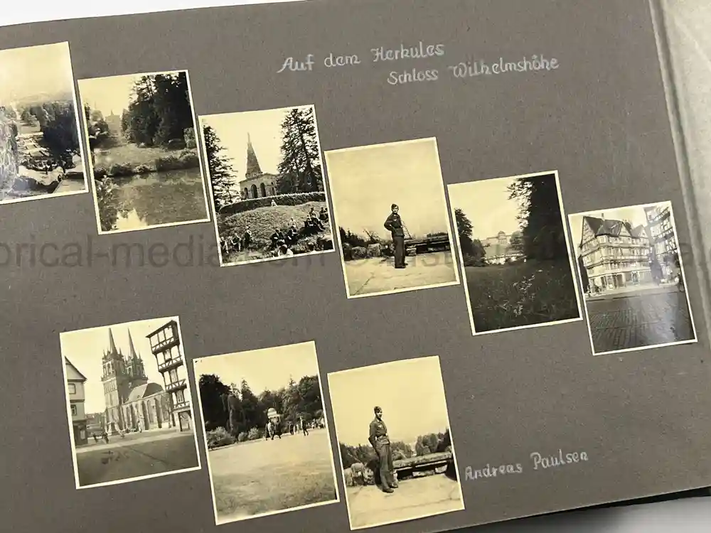 WWII GERMAN LUFTWAFFE PHOTO ALBUM - FALLSCHIRMJÄGER -FRANCE 1944/45