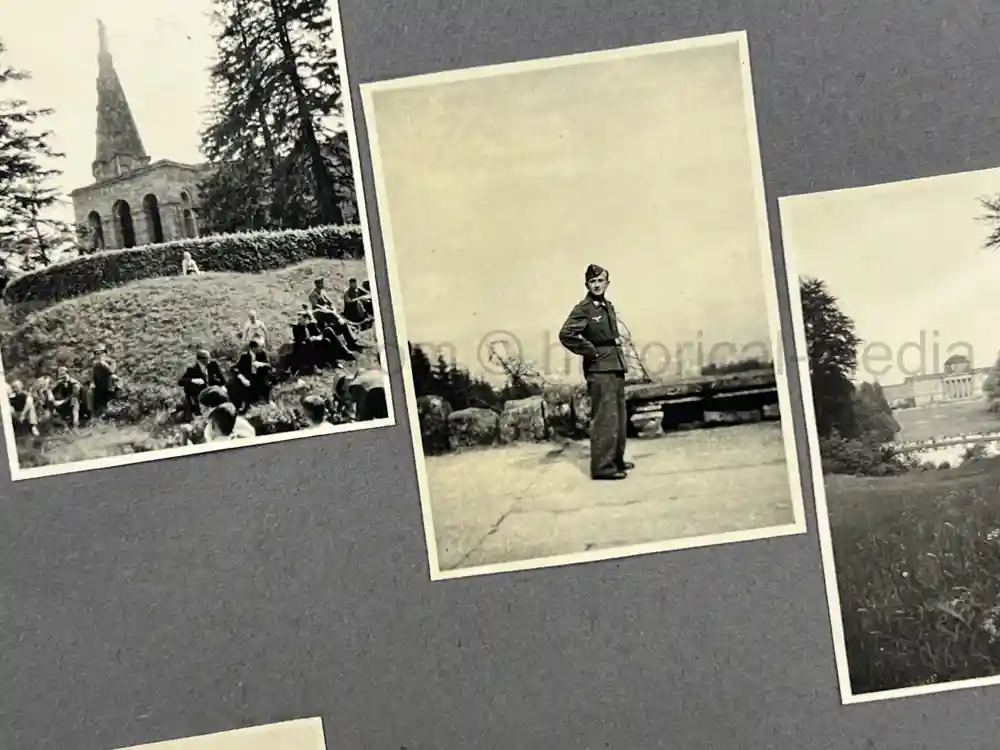 WWII GERMAN LUFTWAFFE PHOTO ALBUM - FALLSCHIRMJÄGER -FRANCE 1944/45