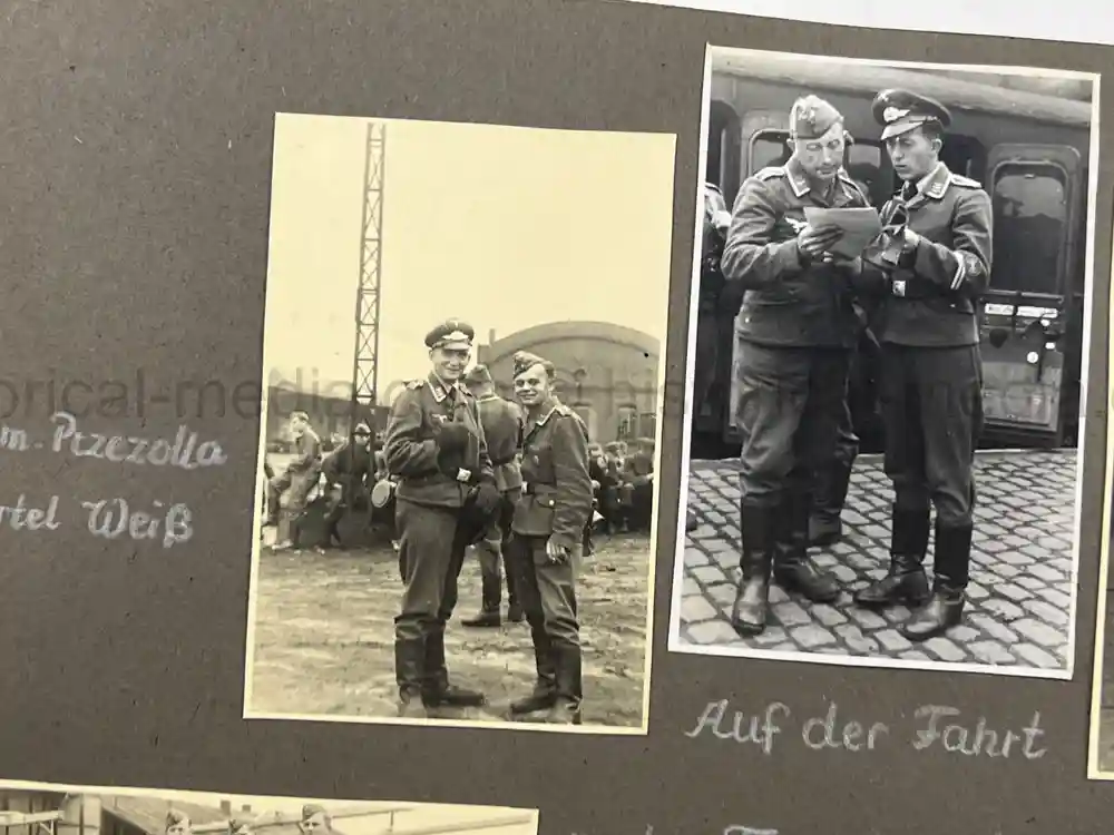 WWII GERMAN LUFTWAFFE PHOTO ALBUM - FALLSCHIRMJÄGER -FRANCE 1944/45