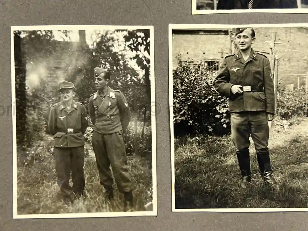 WWII GERMAN LUFTWAFFE PHOTO ALBUM - FALLSCHIRMJÄGER -FRANCE 1944/45