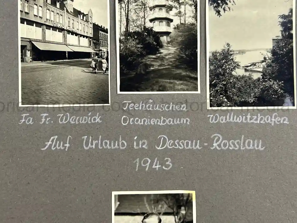 WWII GERMAN LUFTWAFFE PHOTO ALBUM - FALLSCHIRMJÄGER -FRANCE 1944/45