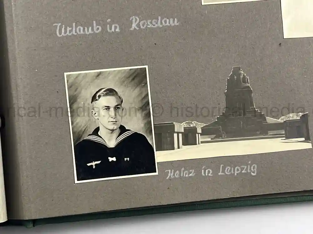 WWII GERMAN LUFTWAFFE PHOTO ALBUM - FALLSCHIRMJÄGER -FRANCE 1944/45