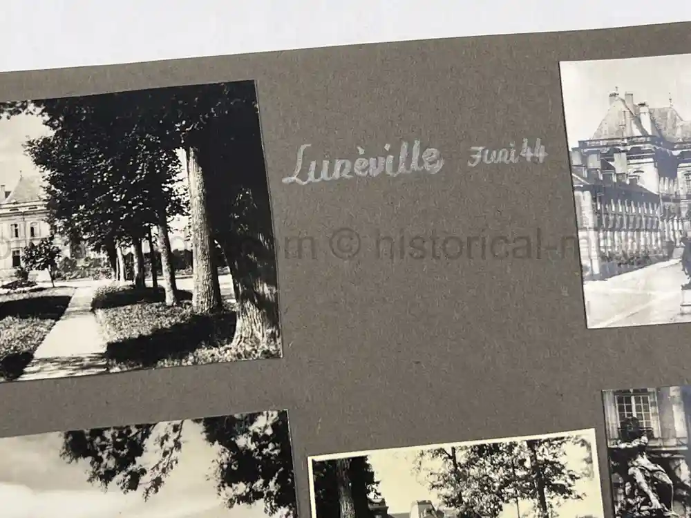 WWII GERMAN LUFTWAFFE PHOTO ALBUM - FALLSCHIRMJÄGER -FRANCE 1944/45