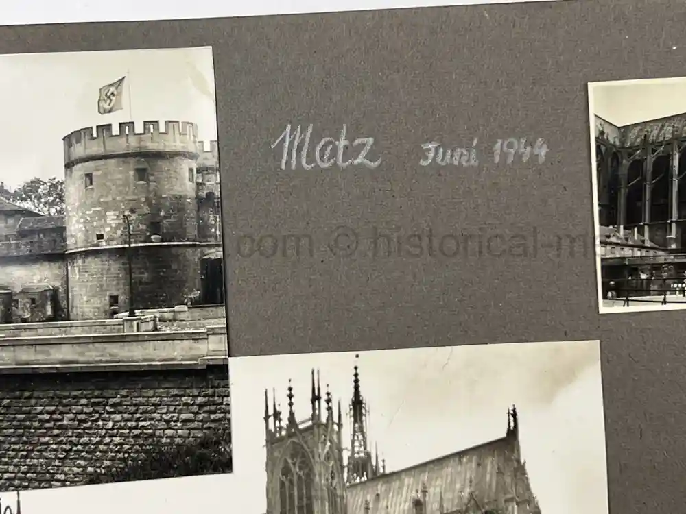 WWII GERMAN LUFTWAFFE PHOTO ALBUM - FALLSCHIRMJÄGER -FRANCE 1944/45