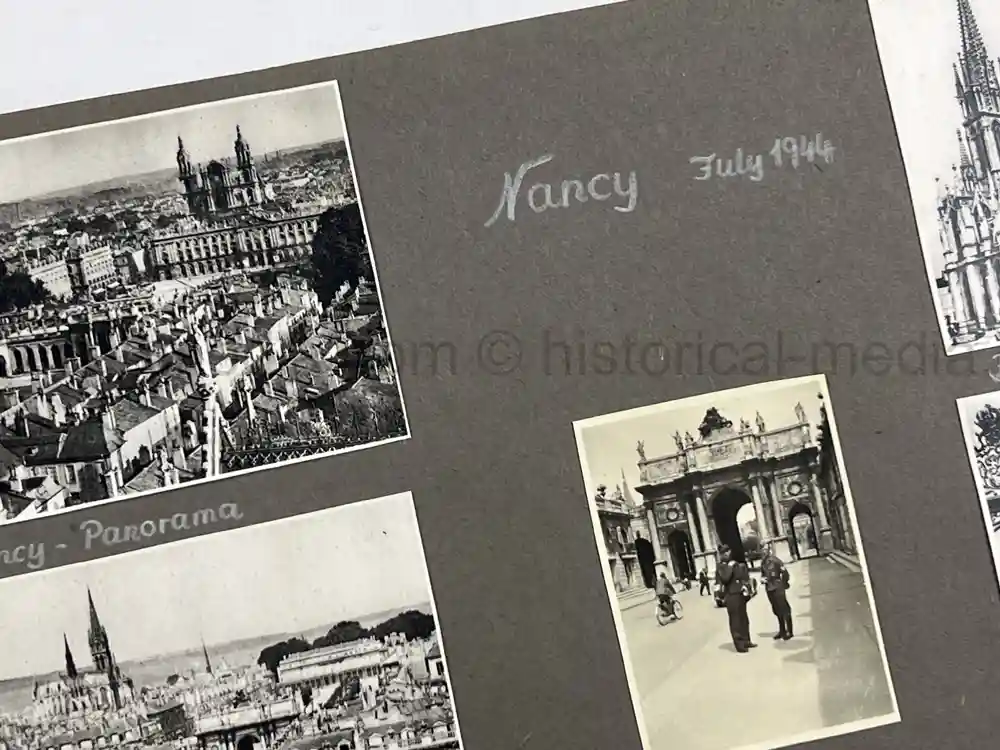 WWII GERMAN LUFTWAFFE PHOTO ALBUM - FALLSCHIRMJÄGER -FRANCE 1944/45