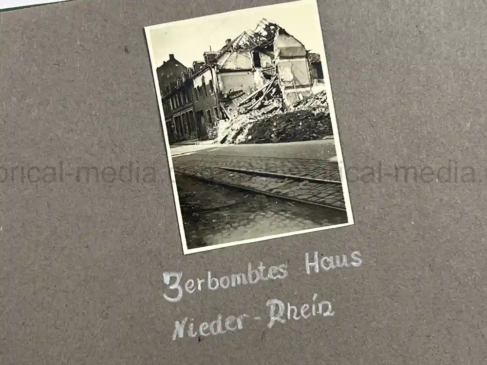 WWII GERMAN LUFTWAFFE PHOTO ALBUM - FALLSCHIRMJÄGER -FRANCE 1944/45