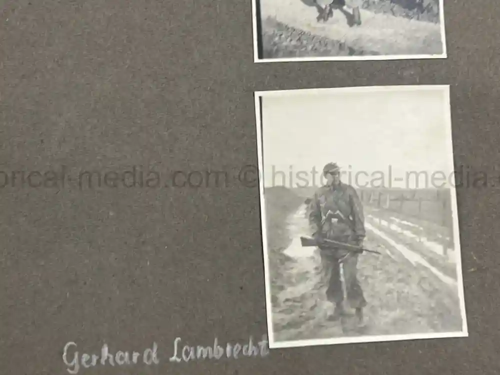 WWII GERMAN LUFTWAFFE PHOTO ALBUM - FALLSCHIRMJÄGER -FRANCE 1944/45