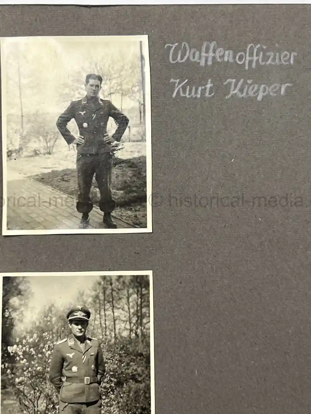 WWII GERMAN LUFTWAFFE PHOTO ALBUM - FALLSCHIRMJÄGER -FRANCE 1944/45