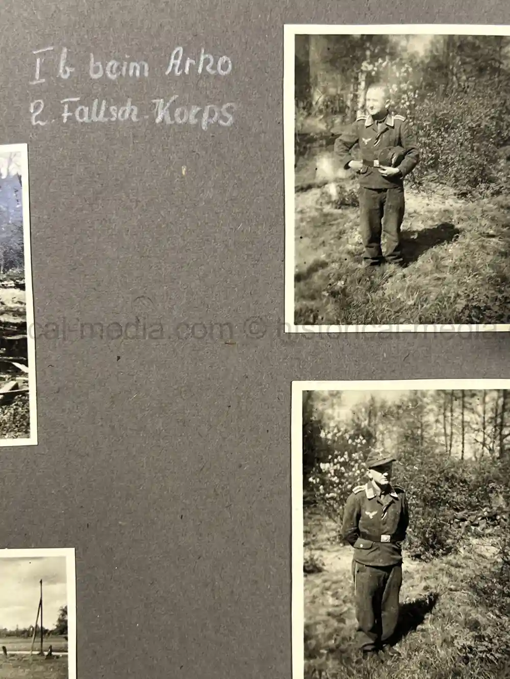 WWII GERMAN LUFTWAFFE PHOTO ALBUM - FALLSCHIRMJÄGER -FRANCE 1944/45