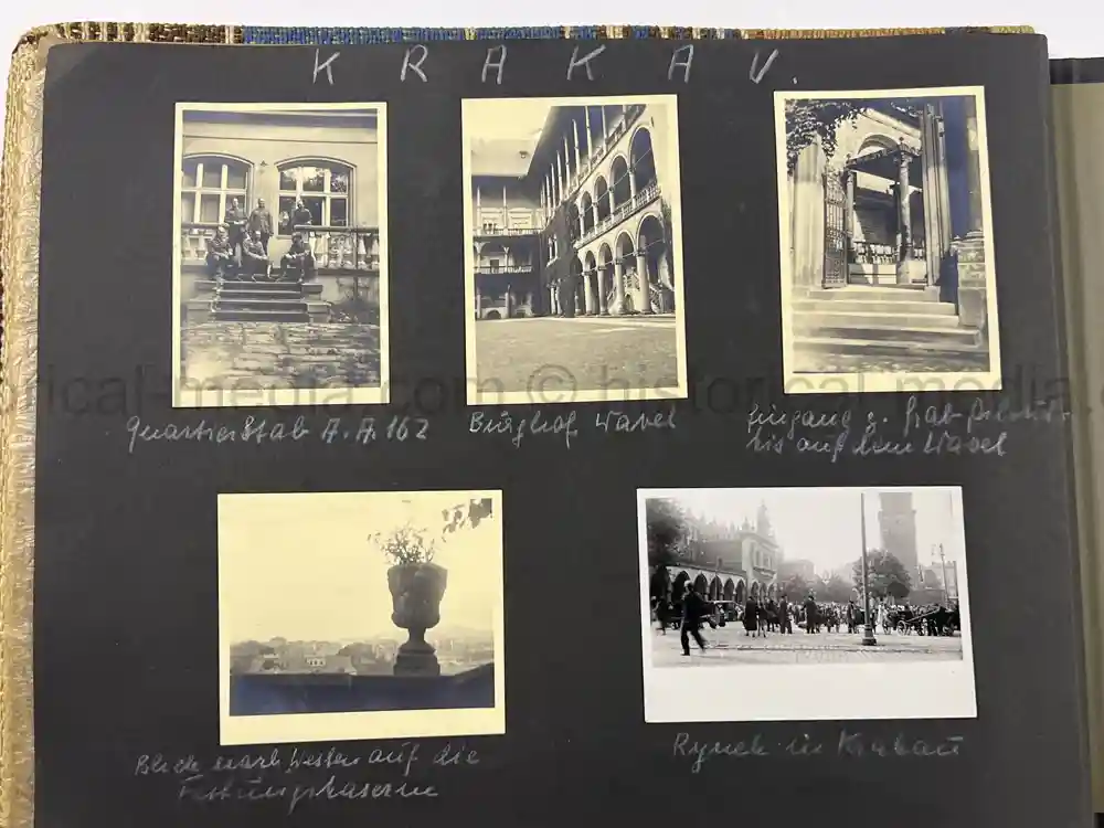 WWII GERMAN ARMY OFFICER PHOTO ALBUM - REITER REGIMENT 21 - DESTROYED AT STALINGRAD - POLAND 1939, FRANCE 1940