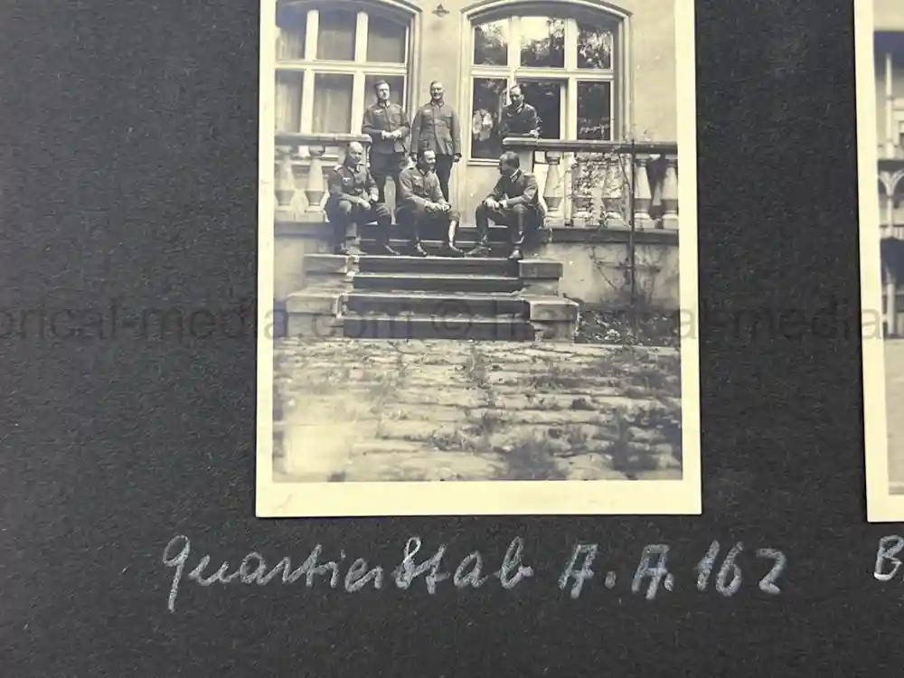 WWII GERMAN ARMY OFFICER PHOTO ALBUM - REITER REGIMENT 21 - DESTROYED AT STALINGRAD - POLAND 1939, FRANCE 1940