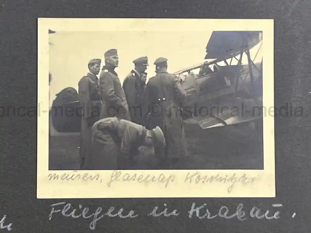 WWII GERMAN ARMY OFFICER PHOTO ALBUM - REITER REGIMENT 21 - DESTROYED AT STALINGRAD - POLAND 1939, FRANCE 1940