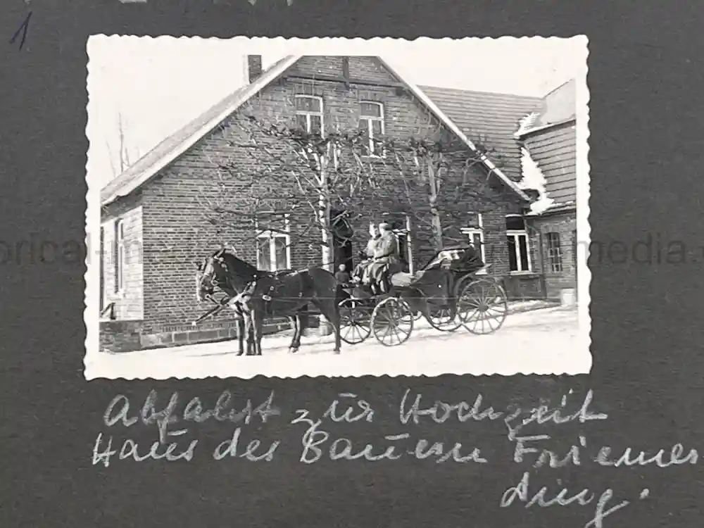 WWII GERMAN ARMY OFFICER PHOTO ALBUM - REITER REGIMENT 21 - DESTROYED AT STALINGRAD - POLAND 1939, FRANCE 1940