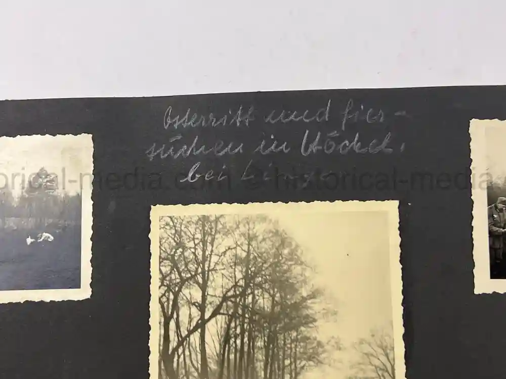 WWII GERMAN ARMY OFFICER PHOTO ALBUM - REITER REGIMENT 21 - DESTROYED AT STALINGRAD - POLAND 1939, FRANCE 1940