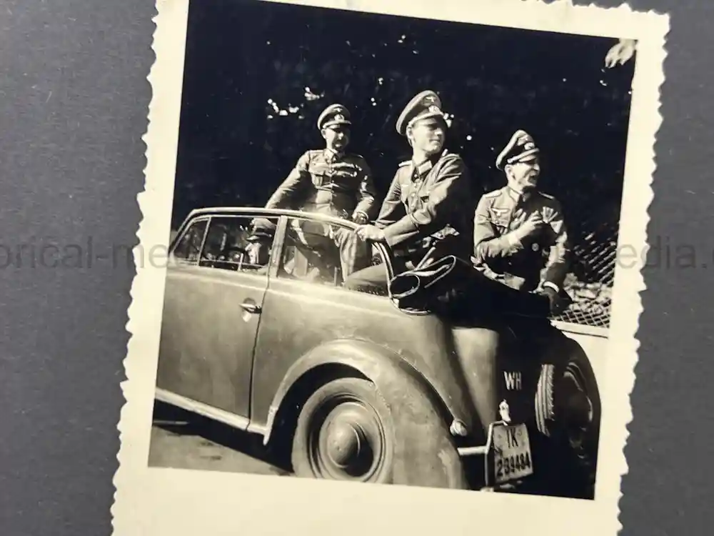 WWII GERMAN ARMY OFFICER PHOTO ALBUM - REITER REGIMENT 21 - DESTROYED AT STALINGRAD - POLAND 1939, FRANCE 1940