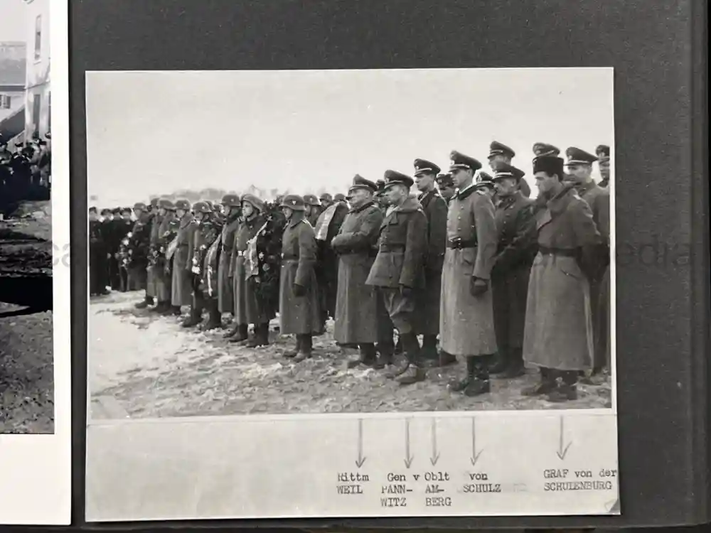 WWII GERMAN ARMY OFFICER PHOTO ALBUM - REITER REGIMENT 21 - DESTROYED AT STALINGRAD - POLAND 1939, FRANCE 1940