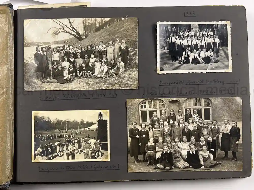 WWII GERMAN GIRL'S BDM PHOTO ALBUM