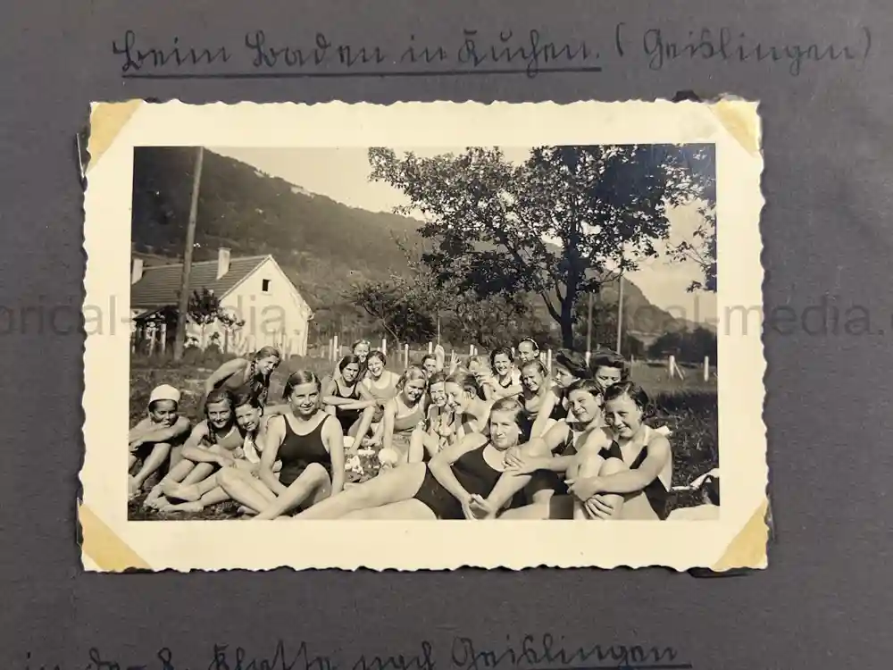 WWII GERMAN GIRL'S BDM PHOTO ALBUM