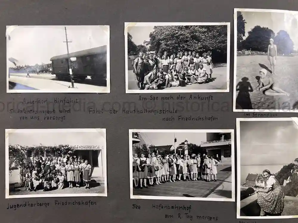 WWII GERMAN GIRL'S BDM PHOTO ALBUM