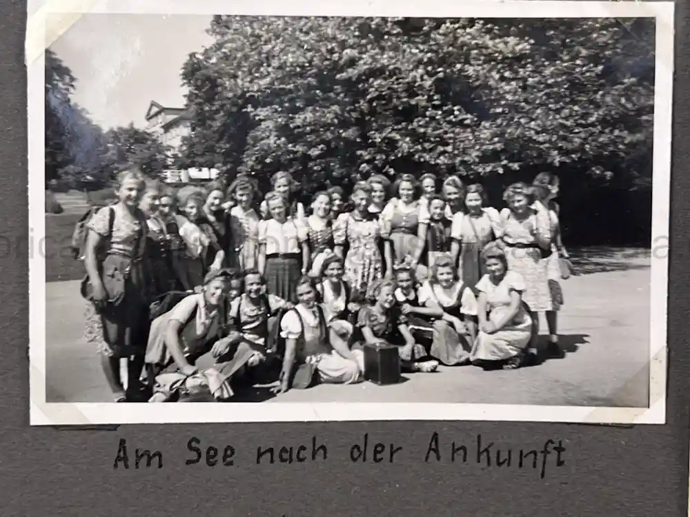 WWII GERMAN GIRL'S BDM PHOTO ALBUM