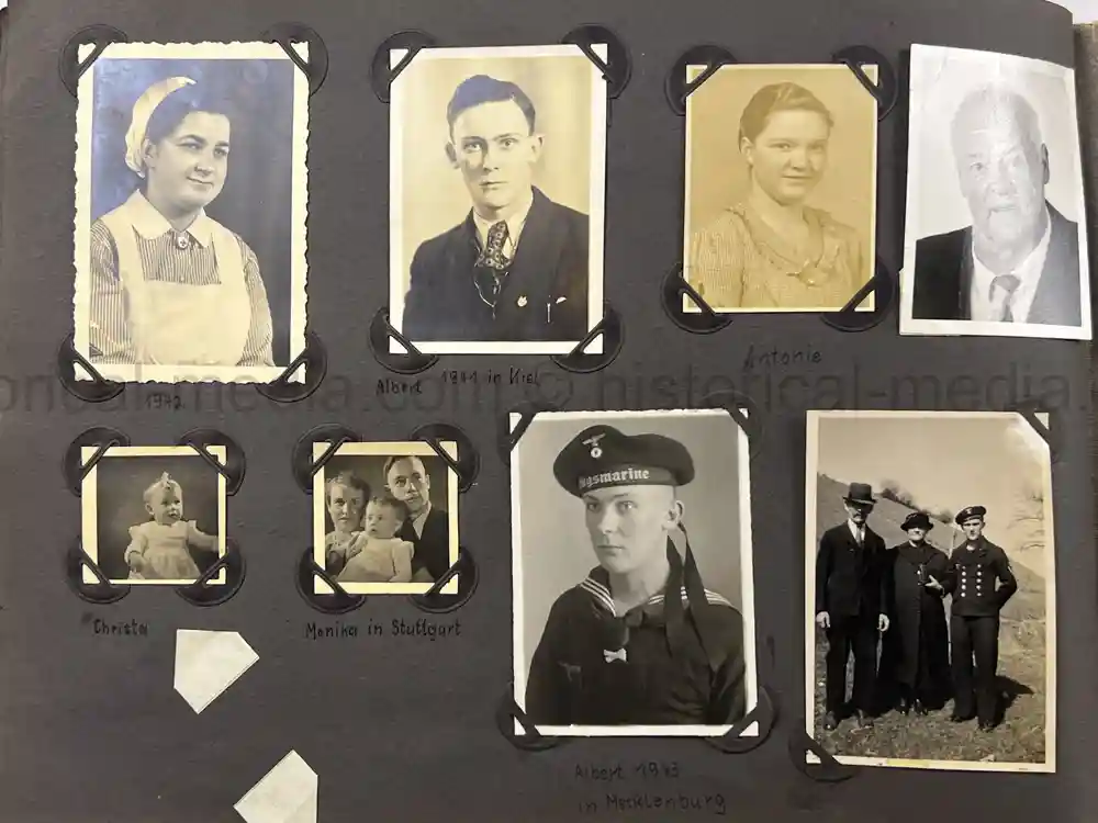 WWII GERMAN GIRL'S BDM PHOTO ALBUM