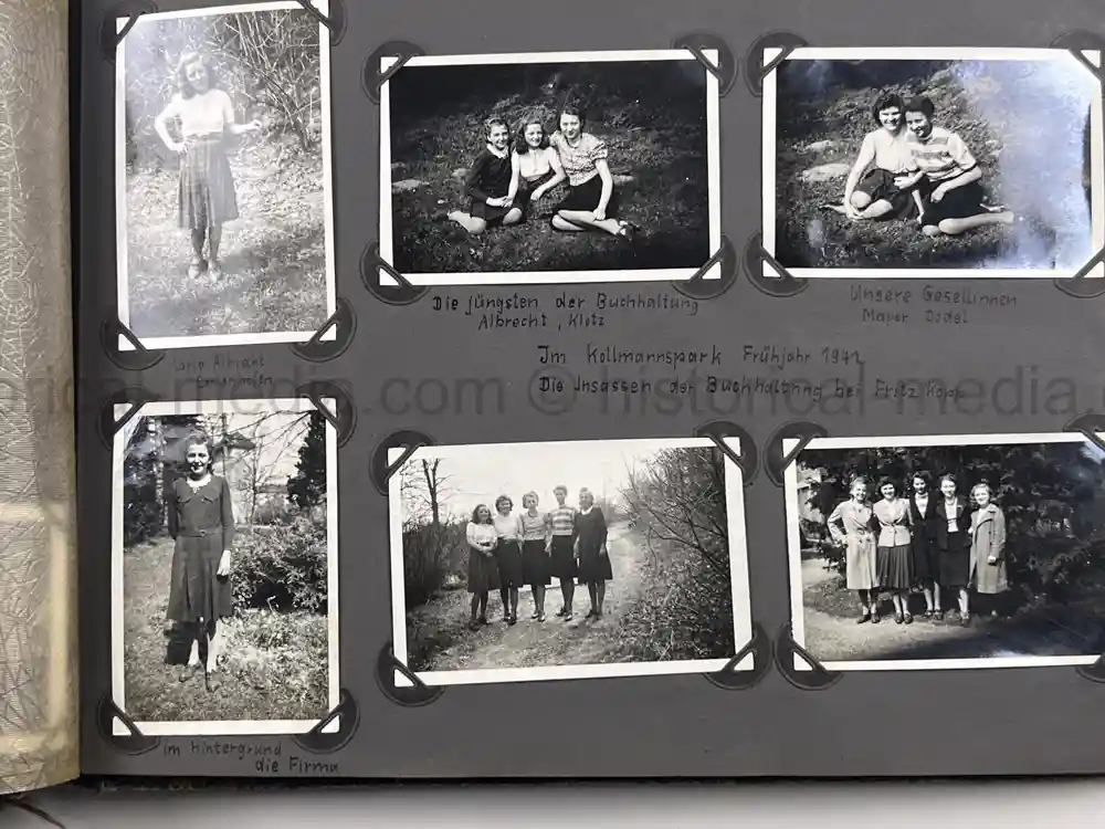 WWII GERMAN GIRL'S BDM PHOTO ALBUM