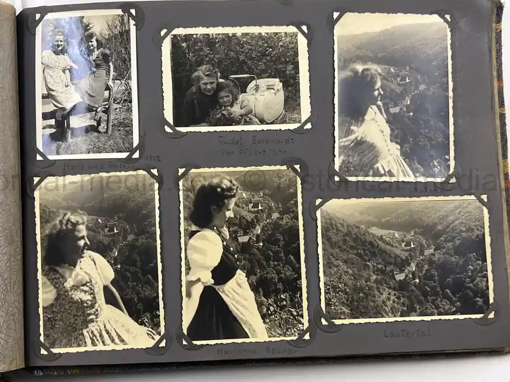 WWII GERMAN GIRL'S BDM PHOTO ALBUM