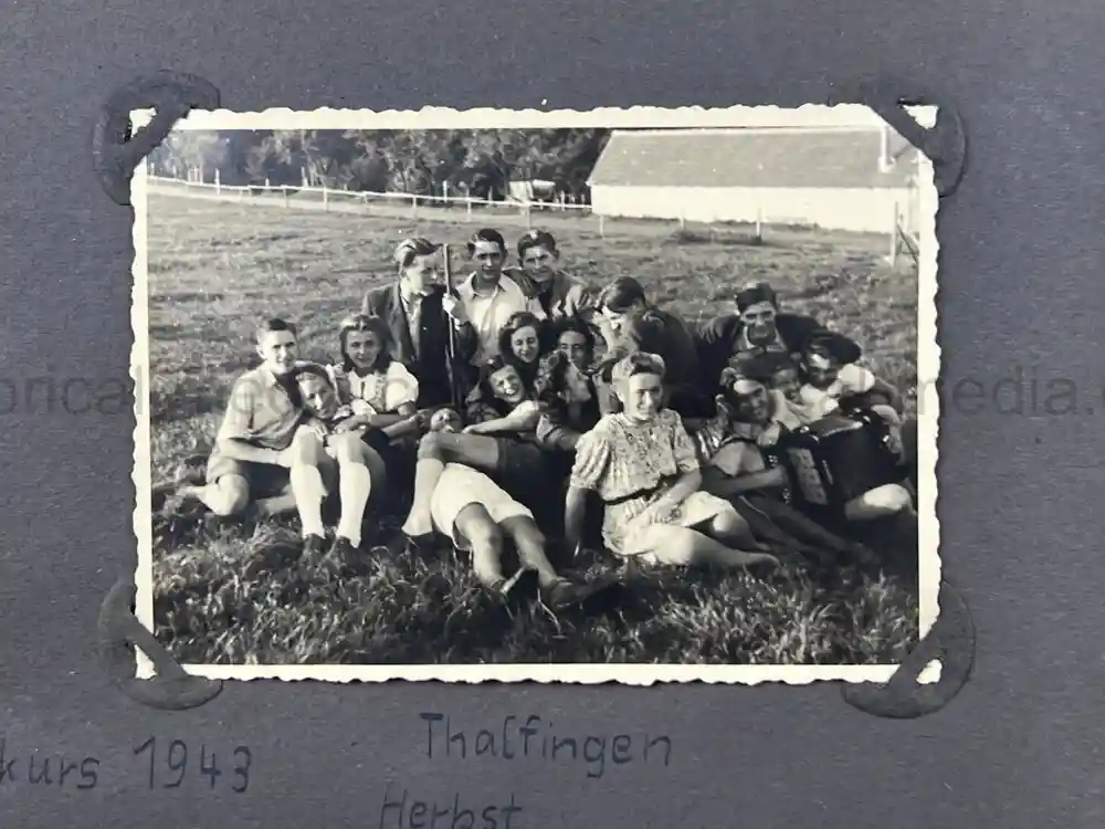 WWII GERMAN GIRL'S BDM PHOTO ALBUM