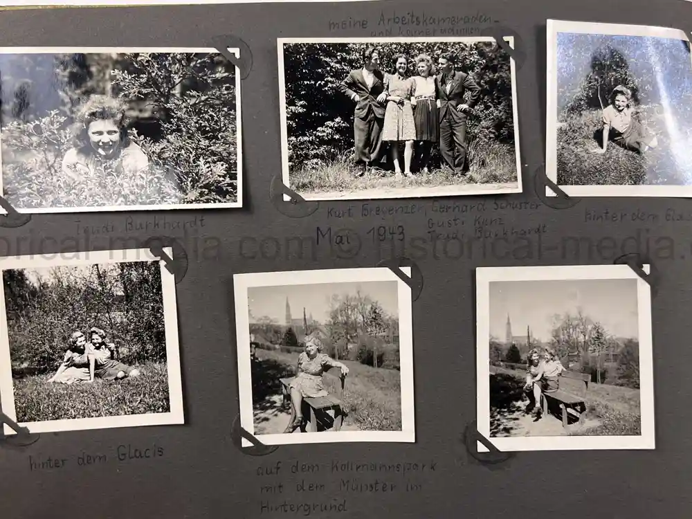 WWII GERMAN GIRL'S BDM PHOTO ALBUM