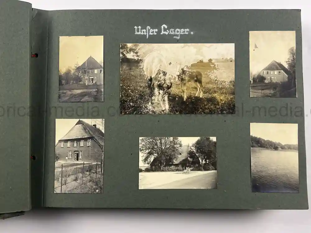 GERMAN WWII GIRL'S RAD PHOTO ALBUM - KARAWANKENHOF, PRAGUE 1944