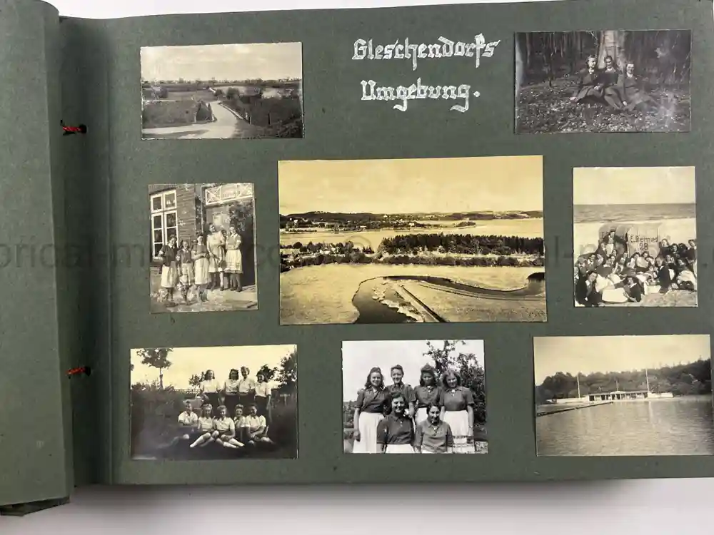 GERMAN WWII GIRL'S RAD PHOTO ALBUM - KARAWANKENHOF, PRAGUE 1944