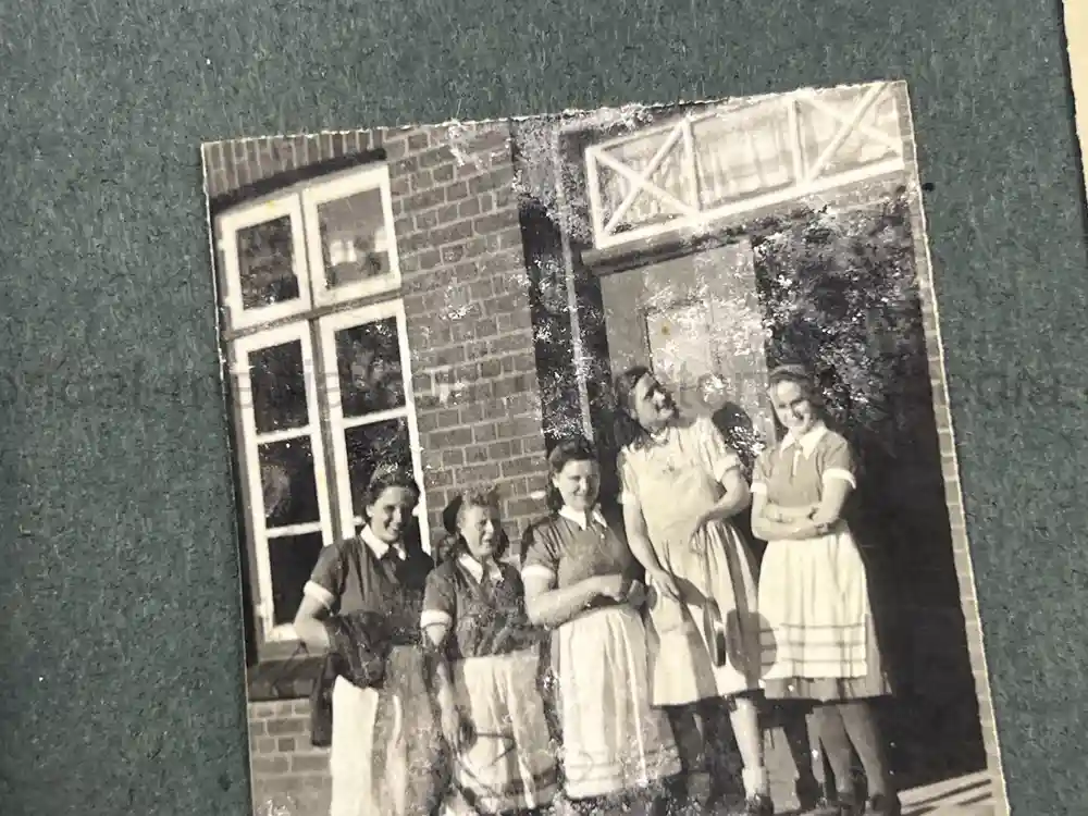 GERMAN WWII GIRL'S RAD PHOTO ALBUM - KARAWANKENHOF, PRAGUE 1944