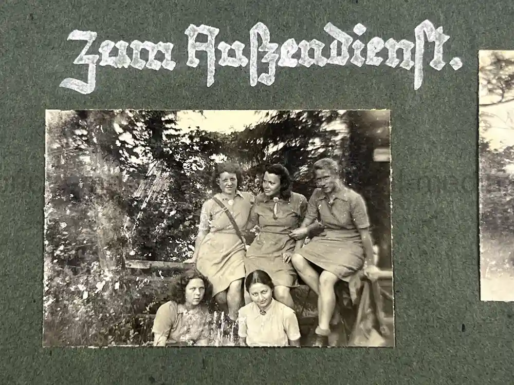GERMAN WWII GIRL'S RAD PHOTO ALBUM - KARAWANKENHOF, PRAGUE 1944