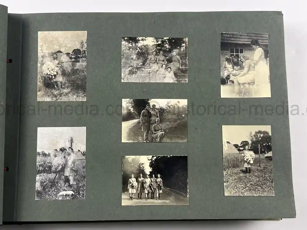 GERMAN WWII GIRL'S RAD PHOTO ALBUM - KARAWANKENHOF, PRAGUE 1944