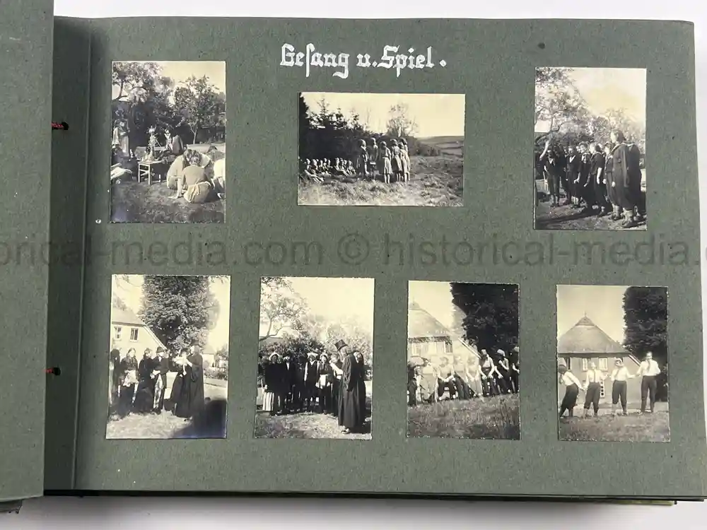 GERMAN WWII GIRL'S RAD PHOTO ALBUM - KARAWANKENHOF, PRAGUE 1944