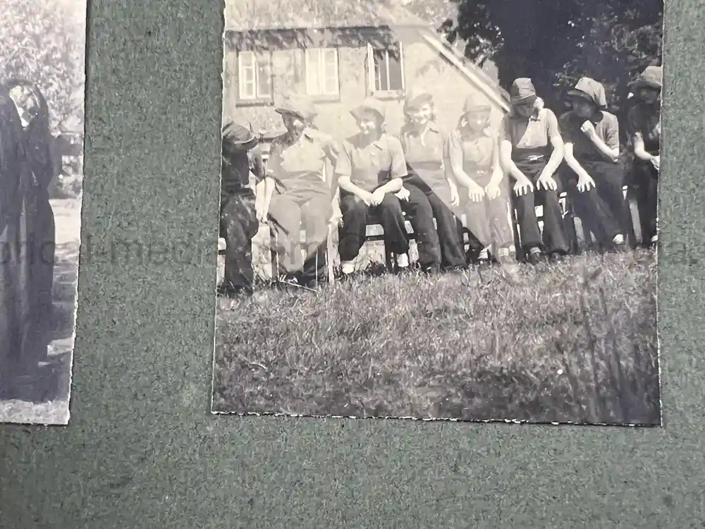 GERMAN WWII GIRL'S RAD PHOTO ALBUM - KARAWANKENHOF, PRAGUE 1944