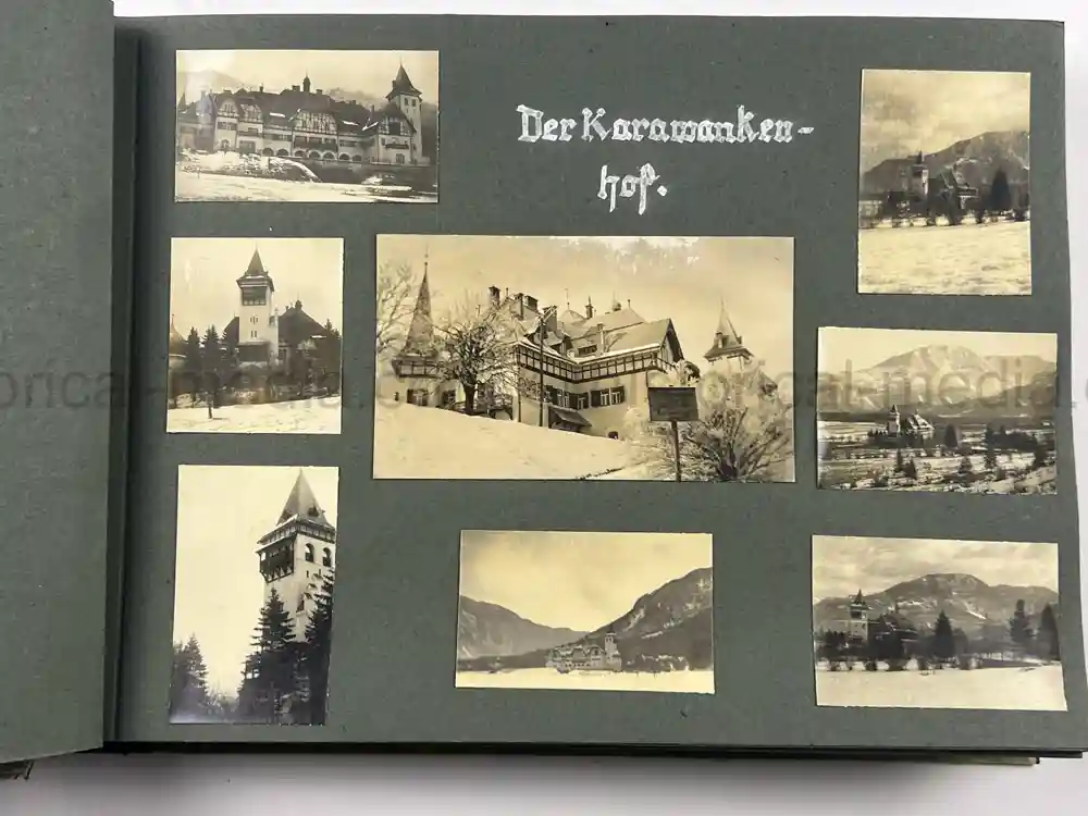GERMAN WWII GIRL'S RAD PHOTO ALBUM - KARAWANKENHOF, PRAGUE 1944