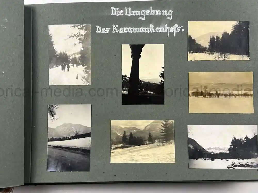 GERMAN WWII GIRL'S RAD PHOTO ALBUM - KARAWANKENHOF, PRAGUE 1944