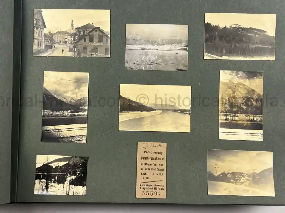 GERMAN WWII GIRL'S RAD PHOTO ALBUM - KARAWANKENHOF, PRAGUE 1944