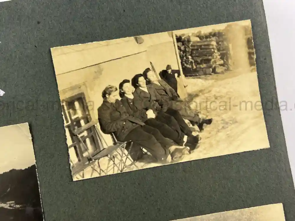 GERMAN WWII GIRL'S RAD PHOTO ALBUM - KARAWANKENHOF, PRAGUE 1944