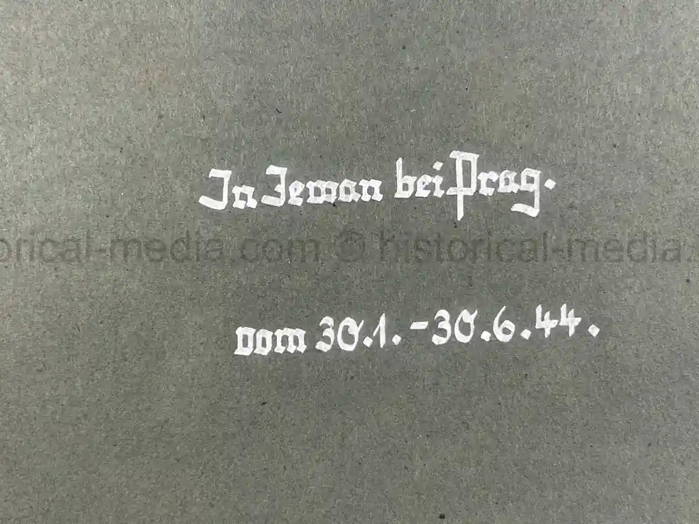 GERMAN WWII GIRL'S RAD PHOTO ALBUM - KARAWANKENHOF, PRAGUE 1944