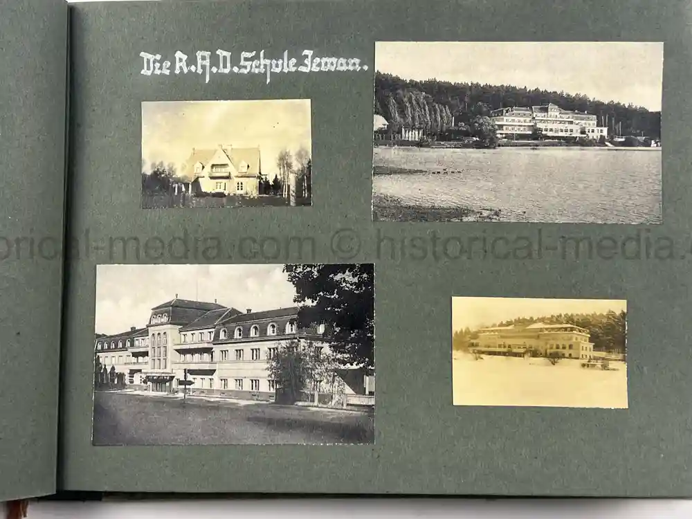 GERMAN WWII GIRL'S RAD PHOTO ALBUM - KARAWANKENHOF, PRAGUE 1944