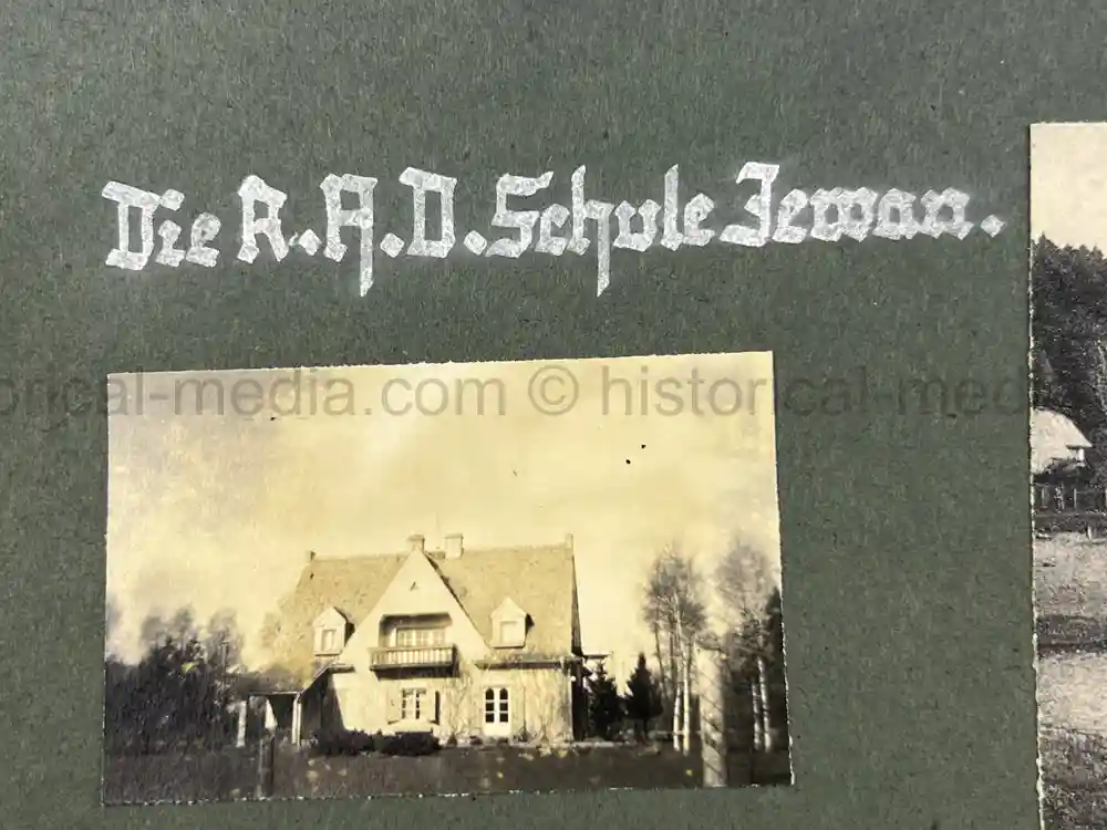 GERMAN WWII GIRL'S RAD PHOTO ALBUM - KARAWANKENHOF, PRAGUE 1944