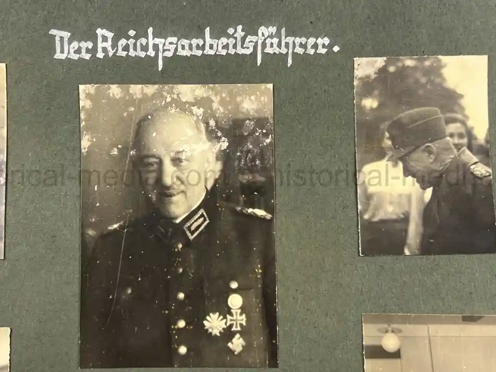 GERMAN WWII GIRL'S RAD PHOTO ALBUM - KARAWANKENHOF, PRAGUE 1944