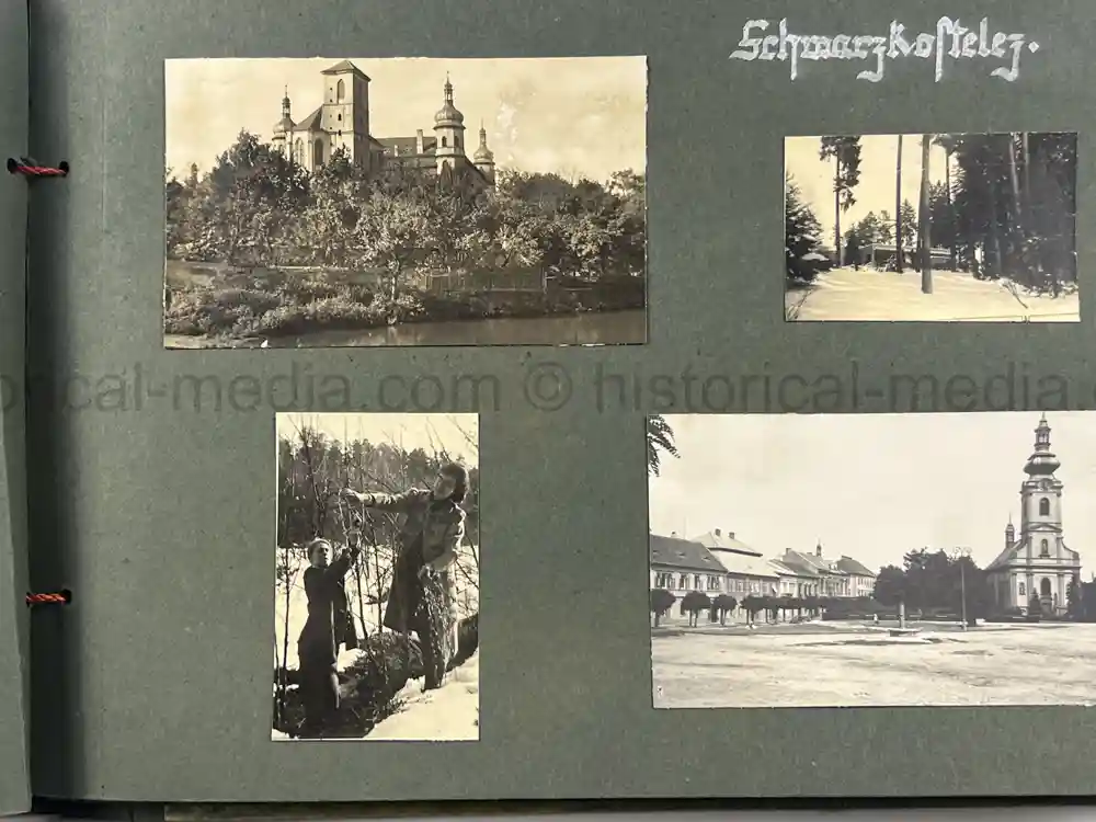 GERMAN WWII GIRL'S RAD PHOTO ALBUM - KARAWANKENHOF, PRAGUE 1944