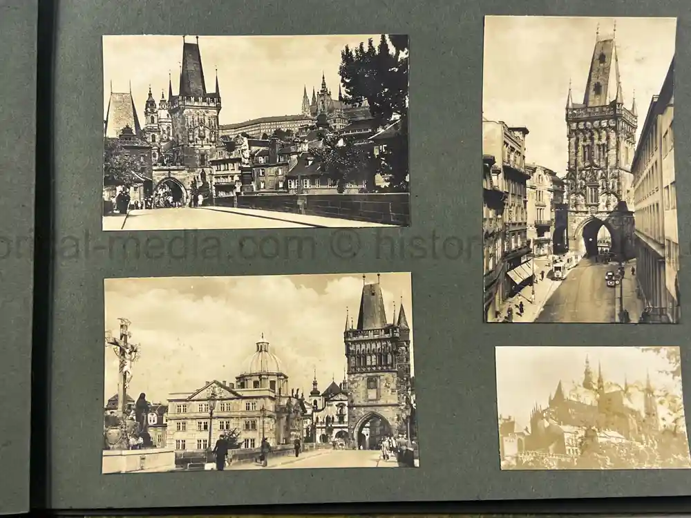 GERMAN WWII GIRL'S RAD PHOTO ALBUM - KARAWANKENHOF, PRAGUE 1944