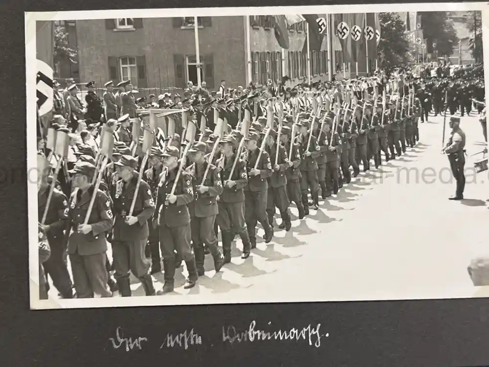 WWII GERMAN RAD & ARMY MG 34 CREW PHOTO ALBUM - NÜRNBERG RALLY 1936 + POLAND 1939