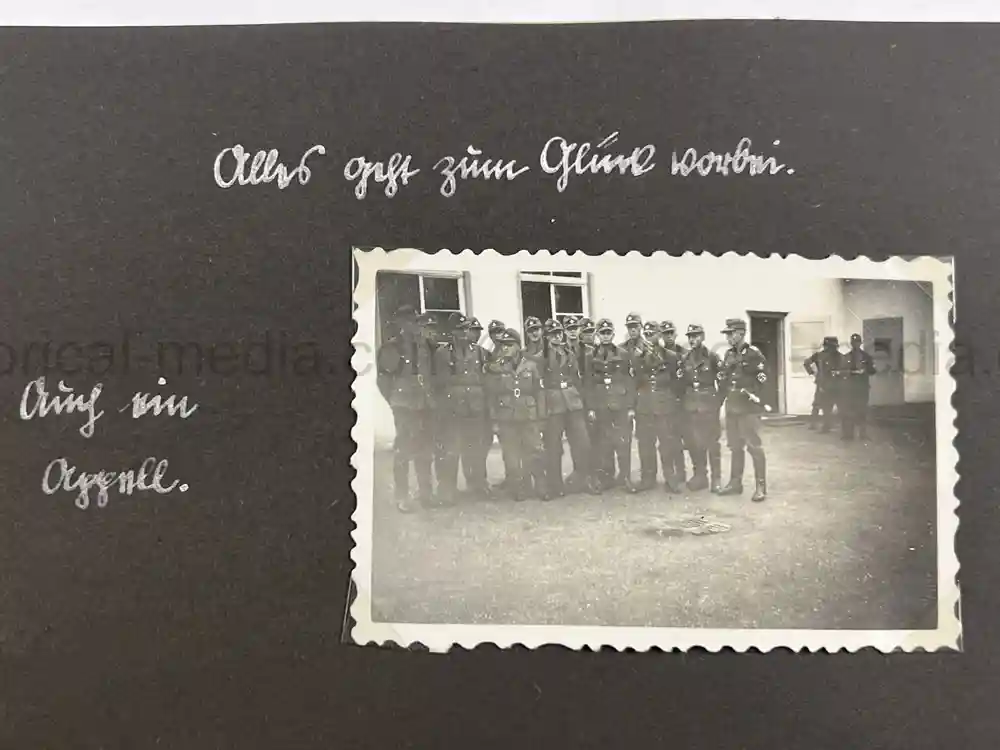 WWII GERMAN RAD & ARMY MG 34 CREW PHOTO ALBUM - NÜRNBERG RALLY 1936 + POLAND 1939