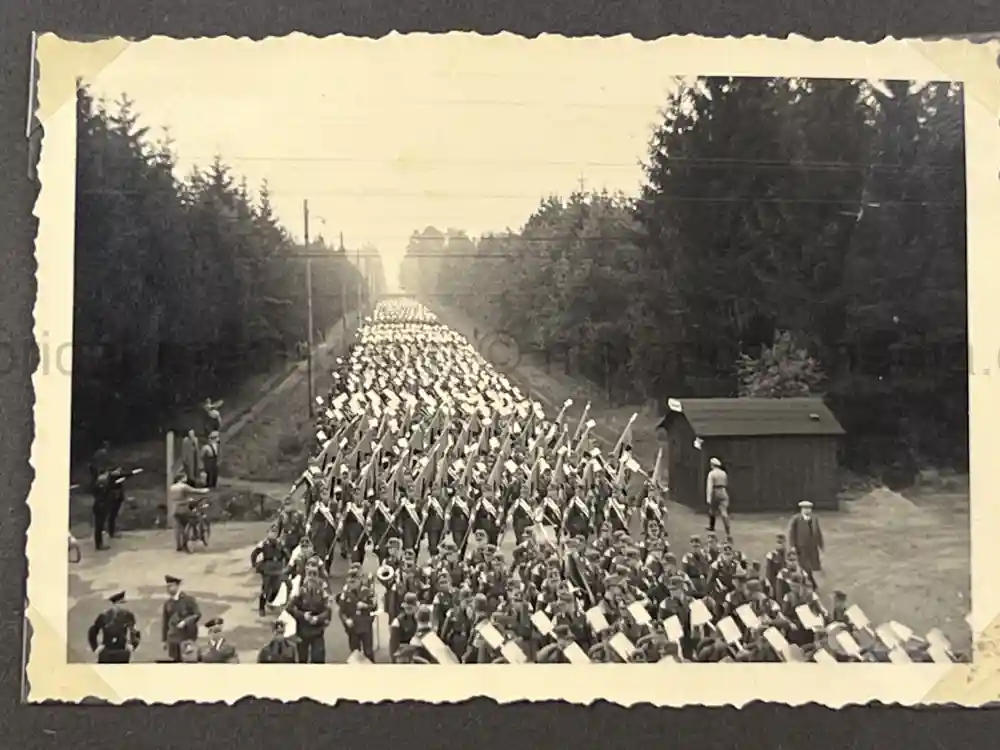 WWII GERMAN RAD & ARMY MG 34 CREW PHOTO ALBUM - NÜRNBERG RALLY 1936 + POLAND 1939