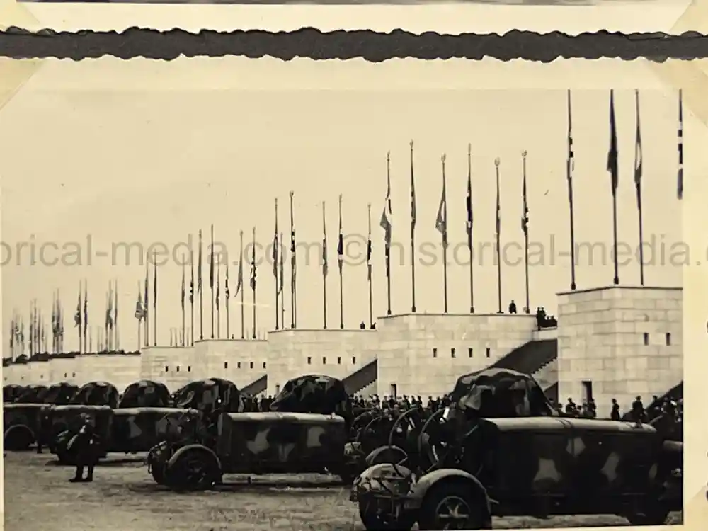 WWII GERMAN RAD & ARMY MG 34 CREW PHOTO ALBUM - NÜRNBERG RALLY 1936 + POLAND 1939